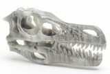 Carved Labradorite Dinosaur Skull #218495-3